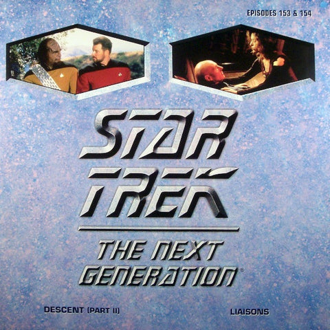 Star Trek Next Generation #153/154: Descent #2/Liaisons LaserDisc