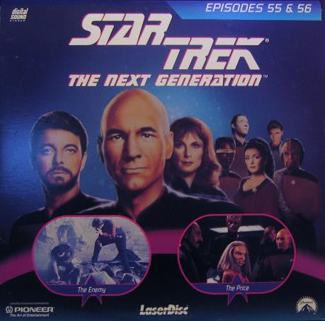 Star Trek Next Generation #055/56: the Enemy/The Price LaserDisc