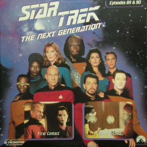 Star Trek Next Generation #089/90: First Contact/Galaxy's Child LaserDisc