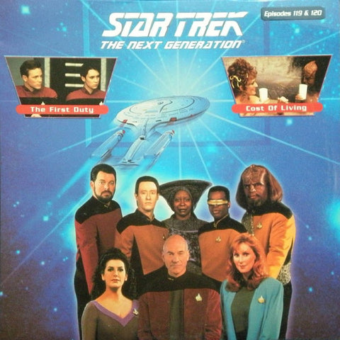 Star Trek Next Generation #119/120: the First Duty/Cost of Living LaserDisc