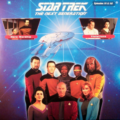 Star Trek Next Generation #111/112: Hero Worship/Violations LaserDisc