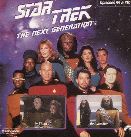 Star Trek Next Generation #099/100: in Theory/Redemption #1 LaserDisc