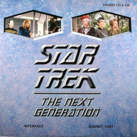 Star Trek Next Generation #155/156: Interface/Gambit #1 LaserDisc