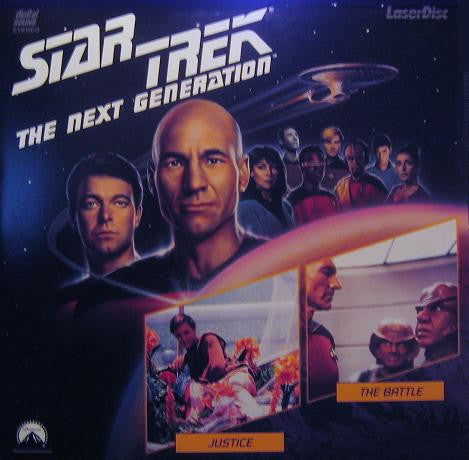 Star Trek Next Generation #009/10: Justice/The Battle LaserDisc
