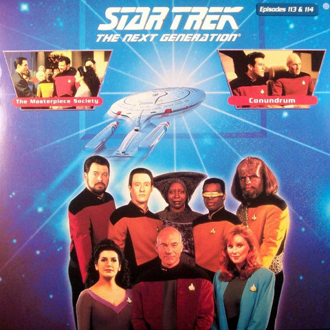 Star Trek Next Generation #113/114: Masterpiece Society/Conundrum LaserDisc