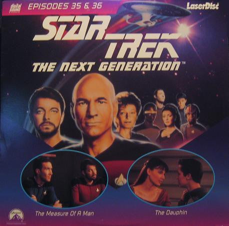 Star Trek Next Generation #035/36: The Measure of a Man/The Dauphin (1989) LaserDisc