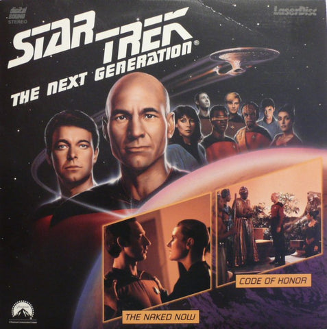 Star Trek Next Generation #003/4: Naked Now/Code Honor (1987) LaserDisc