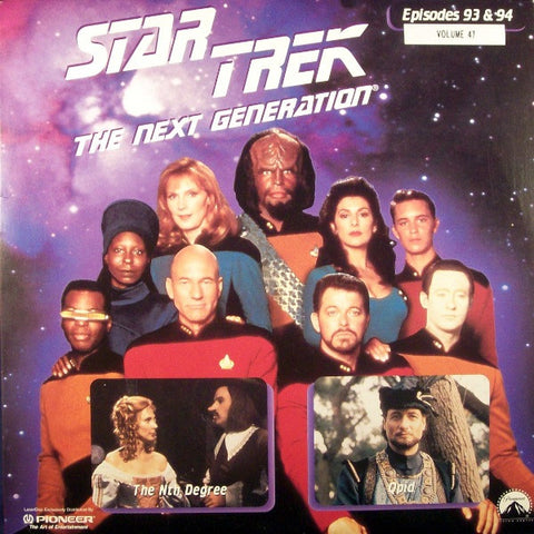 Star Trek Next Generation #093/94: the Nth Degree/Q-pid LaserDisc