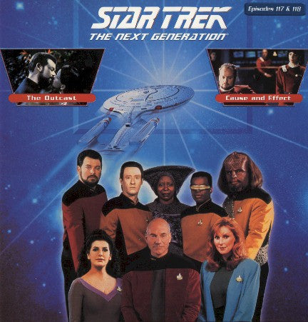 Star Trek Next Generation #117/118: the Outcast/Cause & Effect LaserDisc