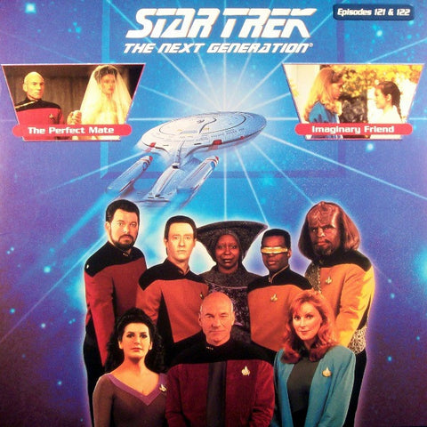 Star Trek Next Generation #121/122: the Perfect Mate/Imaginary Friend LaserDisc