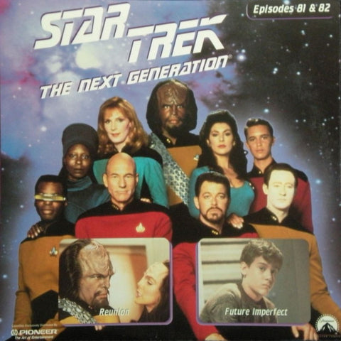 Star Trek Next Generation #081/82: Reunion/Future Imperfect LaserDisc
