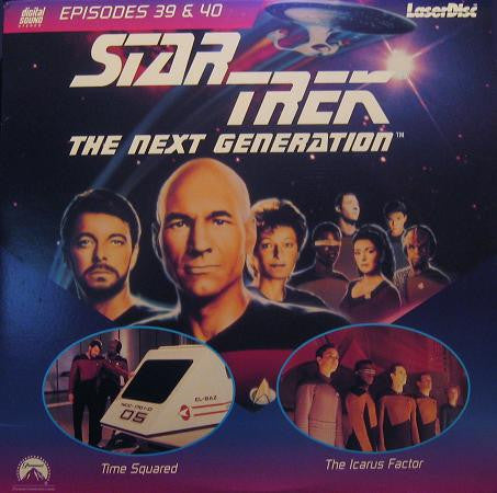 Star Trek Next Generation #039/40: Time Squared/Icarus Factor LaserDisc