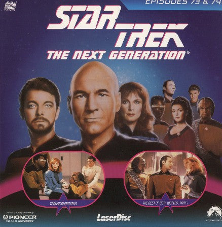 Star Trek Next Generation #073/74: Transfigurations/Best of Both Worlds #1 (1990) LaserDisc