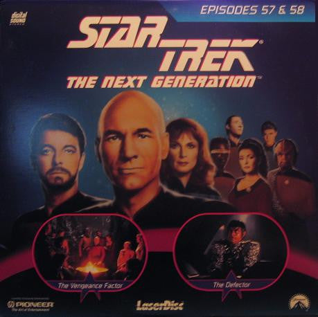 Star Trek Next Generation #057/58: Vengeance Factor/The Defector LaserDisc