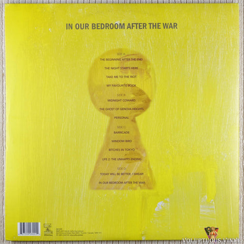 Stars ‎– In Our Bedroom After The War vinyl record back cover