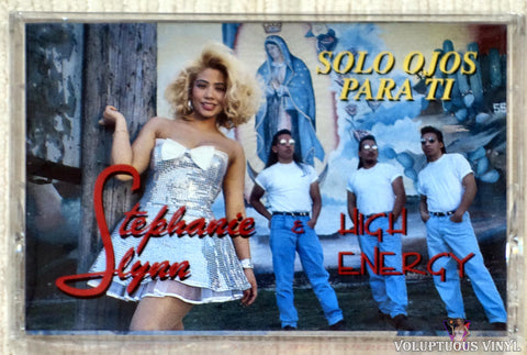 Stephanie Lynn & High Energy ‎– Solo Ojos Para Ti cassette tape front cover