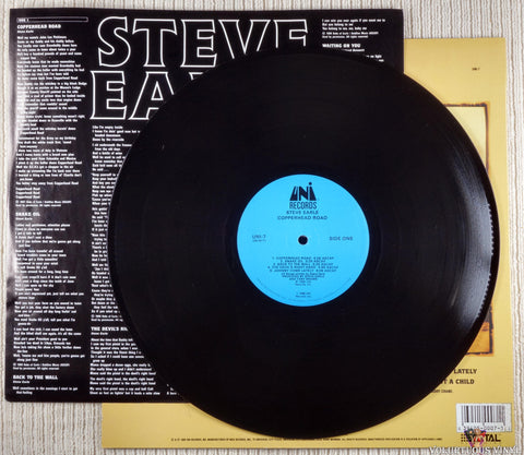 Steve Earle ‎– Copperhead Road vinyl record 