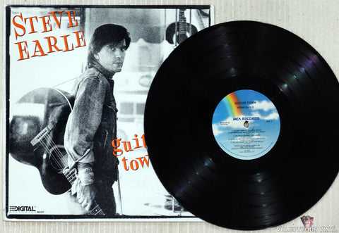 Steve Earle ‎– Guitar Town vinyl record