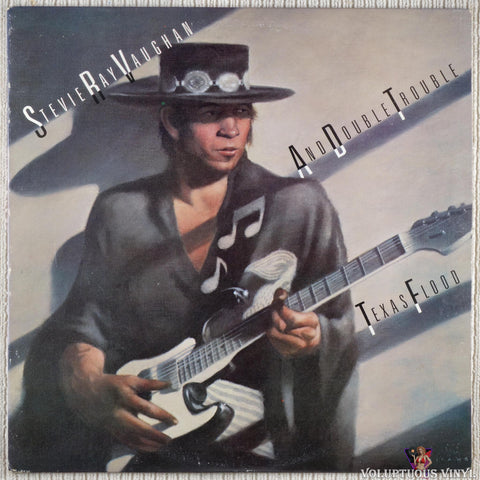 Stevie Ray Vaughan And Double Trouble – Texas Flood vinyl record front cover