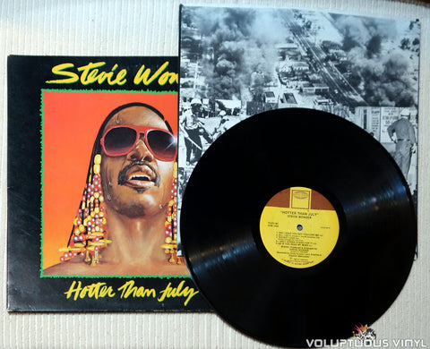 Stevie Wonder ‎– Hotter Than July vinyl record
