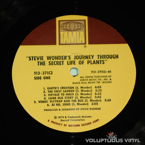 Stevie Wonder ‎– Journey Through The Secret Life Of Plants - Vinyl Record - Tamla Label