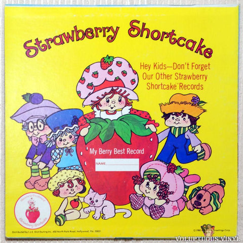 Strawberry Shortcake ‎– Country Jamboree vinyl record back cover