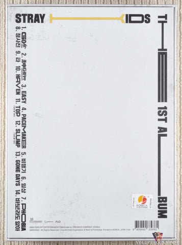 Stray Kids – Go Live [GO生] CD back cover