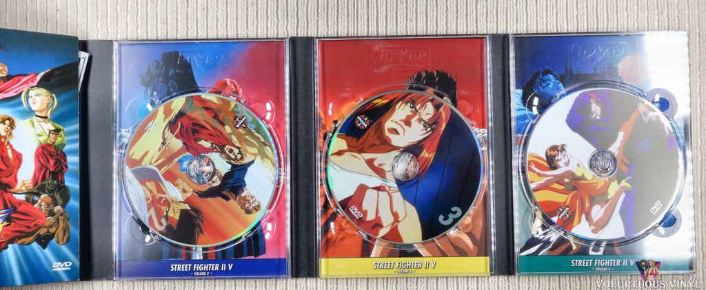 Street Fighter II V: The Collection (2003) 4 x DVD – Voluptuous