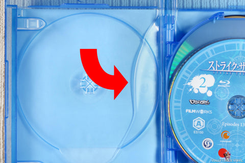 Strike The Blood: TV Series Collection Blu-ray / DVD front case crack