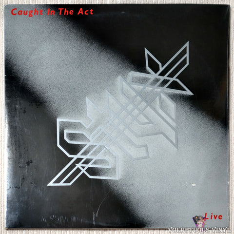 Styx ‎– Caught In The Act Live vinyl record front cover