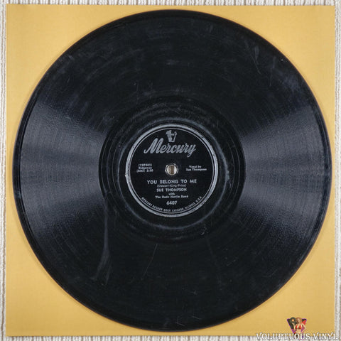 Sue Thompson With The Dude Martin Band – You Belong To Me / You're An Angel On The Outside (A Devil On The Inside) shellac