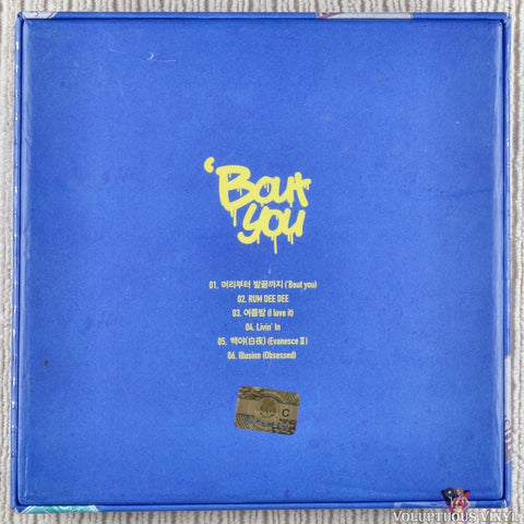 Super Junior-D&E – 'Bout You CD back cover