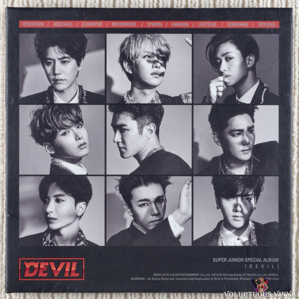 Super Junior – Devil CD front cover