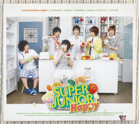 Super Junior-Happy – Cooking? Cooking! CD front cover