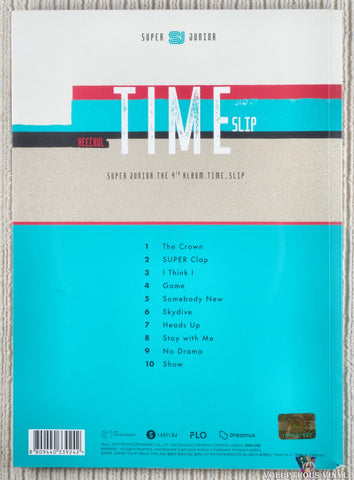 Super Junior – Time_Slip CD back cover