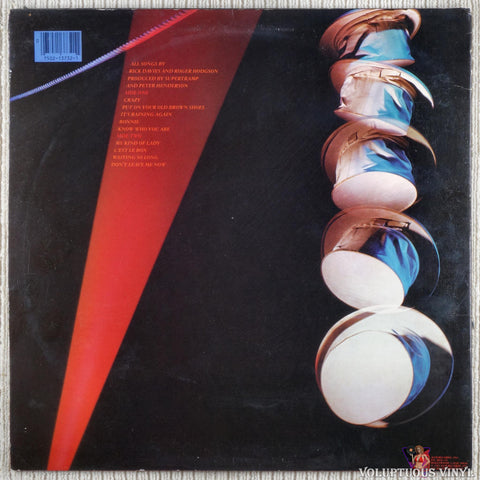 Supertramp – ...Famous Last Words... vinyl record back cover