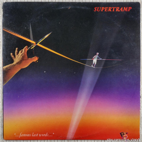Supertramp – ...Famous Last Words... vinyl record front cover