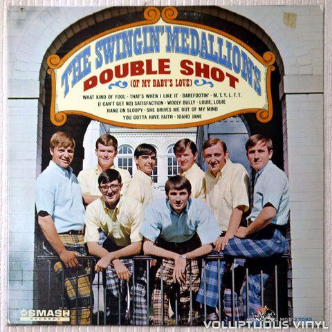 Swingin' Medallions ‎– Double Shot (Of My Baby's Love) - Vinyl Record - Front Cover