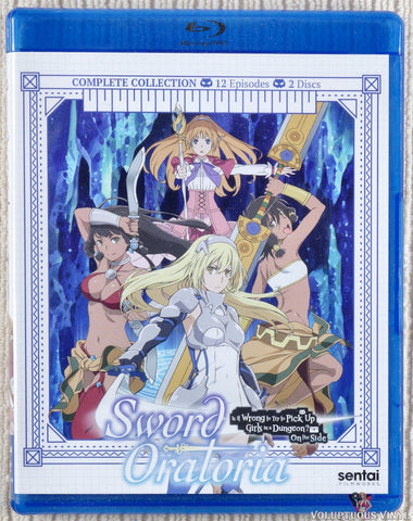 Sword Oratoria: Is It Wrong To Try To Pick Up Girls In A Dungeon? On the Side: Complete Collection Blu-ray front cover