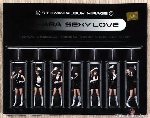 T-ara ‎– Sexy Love (The 7th Mini Album Mirage) CD back cover