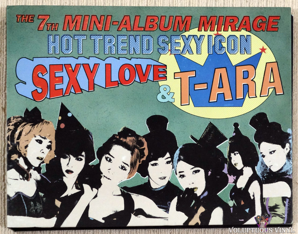 T-ara ‎– Sexy Love (The 7th Mini Album Mirage) CD front cover