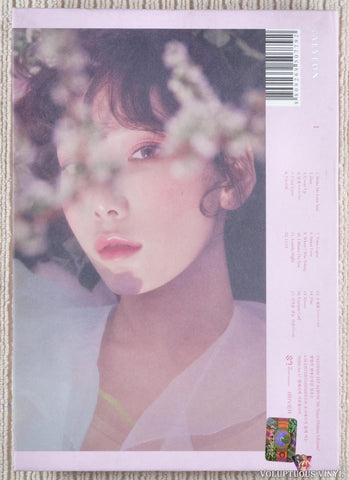 Taeyeon – My Voice Deluxe Edition CD back cover