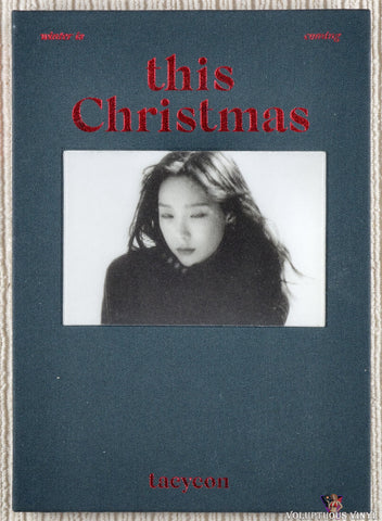 Taeyeon – This Christmas - Winter Is Coming CD front cover