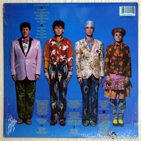 Talking Heads ‎– Little Creatures - Vinyl Record - Back Cover