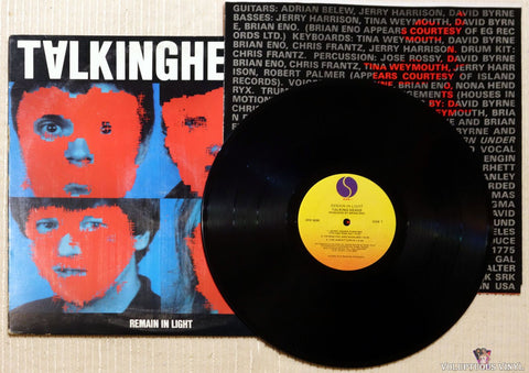 Talking Heads ‎– Remain In Light vinyl record