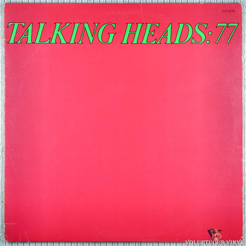 Talking Heads ‎– Talking Heads: 77 vinyl record front cover