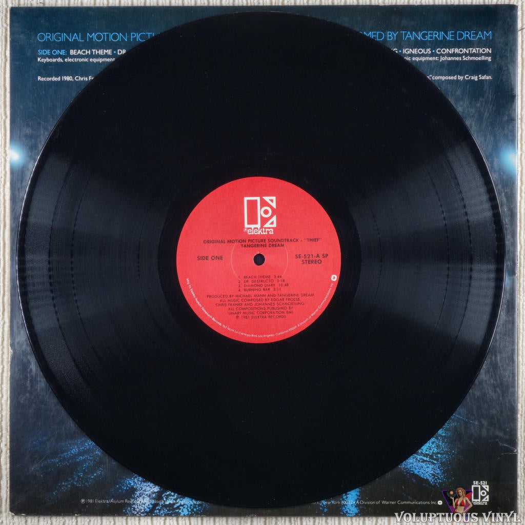 Tangerine Dream ‎– Thief: Original Soundtrack (1981) Vinyl, LP, – Voluptuous Vinyl Records
