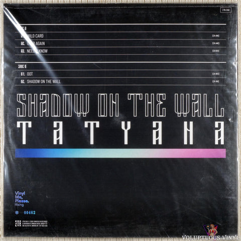 Tatyana ‎– Shadow On The Wall vinyl record back cover