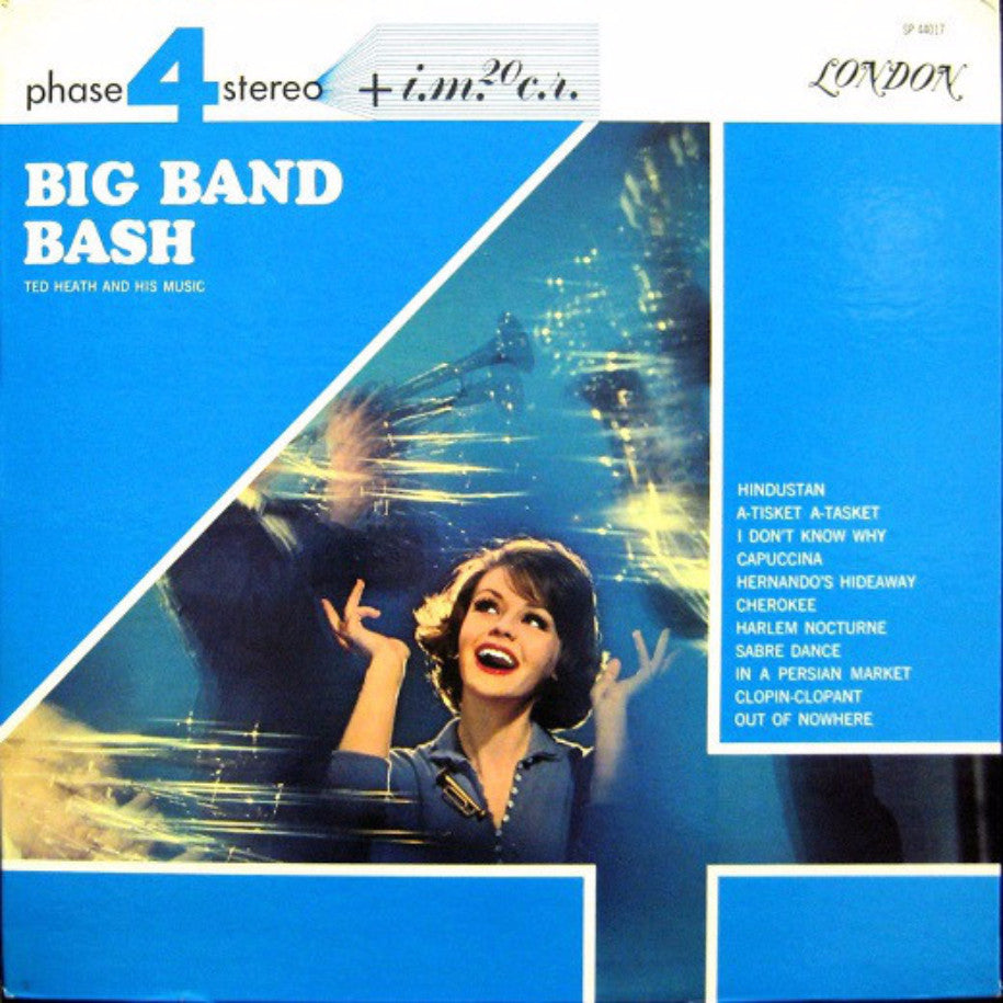 Ted Heath And His Music ‎– Big Band Bash - Vinyl Record - Front Cover