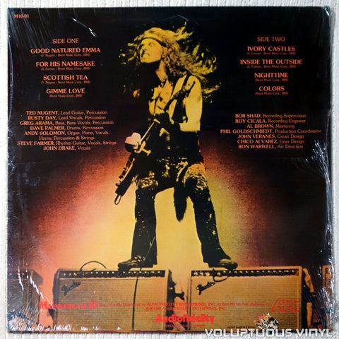 Ted Nugent And The Amboy Dukes - Vinyl Record - Back Cover